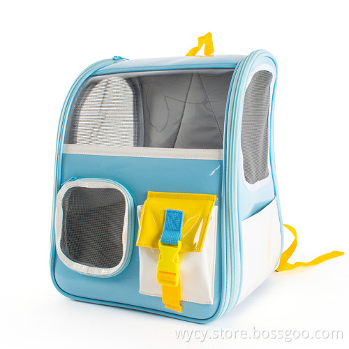 Quadrate Portable Transparent Pet Carrier Backpack